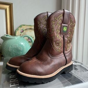 John Deere kids cowboy Western boots 11